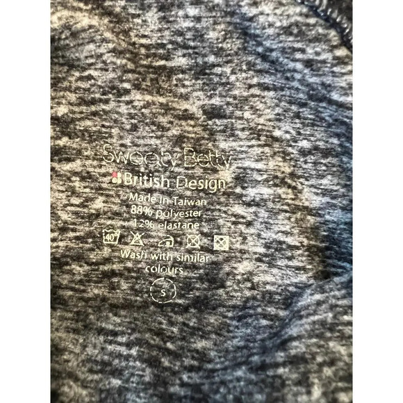 Sweaty Betty Grey Hydrogen Crop Dance Hoodie - Picture 5 of 5